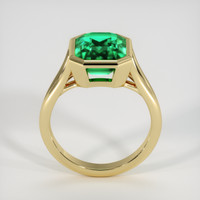 4.00 Ct. Emerald Ring, 18K Yellow Gold 3