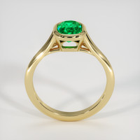 1.06 Ct. Emerald Ring, 18K Yellow Gold 3