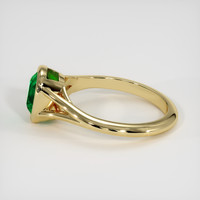 1.06 Ct. Emerald Ring, 18K Yellow Gold 4
