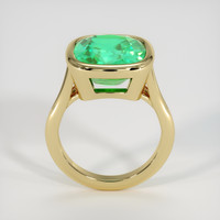 4.95 Ct. Emerald Ring, 18K Yellow Gold 3