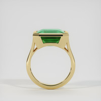 6.18 Ct. Emerald Ring, 18K Yellow Gold 3