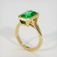 2.55 Ct. Emerald Ring, 18K Yellow Gold 2