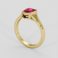 1.56 Ct. Pink Spinel Ring, 18K Yellow Gold 2