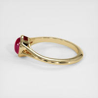1.19 Ct. Ruby Ring, 18K Yellow Gold 4