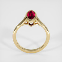 1.39 Ct. Ruby Ring, 18K Yellow Gold 3