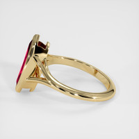 1.39 Ct. Ruby Ring, 18K Yellow Gold 4