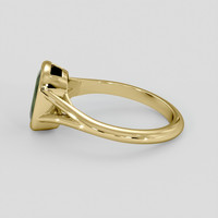 1.85 Ct. Bluish Green Sapphire Ring, 18K Yellow Gold 4