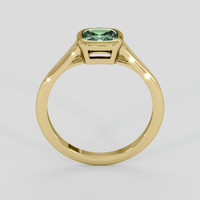 1.10 Ct. Green Sapphire Ring, 18K Yellow Gold 3