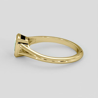 1.10 Ct. Green Sapphire Ring, 18K Yellow Gold 4