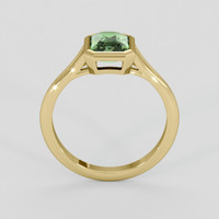 1.56 Ct. Green Sapphire Ring, 18K Yellow Gold 3