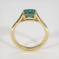 1.50 Ct. Green Sapphire Ring, 18K Yellow Gold 3