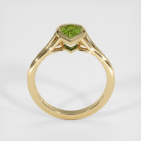 1.05 Ct. Green Sapphire Ring, 18K Yellow Gold 3