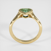 1.13 Ct. Green Sapphire Ring, 18K Yellow Gold 3