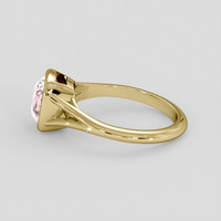 2.38 Ct. Padparadscha Sapphire Ring, 18K Yellow Gold 4