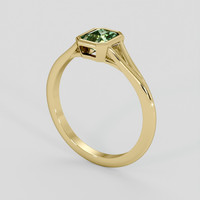 1.10 Ct. Bi Color / Parti Sapphire Ring, 18K Yellow Gold 2