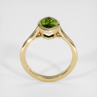 1.69 Ct. Green Sapphire Ring, 18K Yellow Gold 3