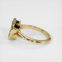 1.69 Ct. Green Sapphire Ring, 18K Yellow Gold 4