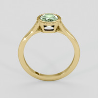1.21 Ct. Green Sapphire Ring, 18K Yellow Gold 3