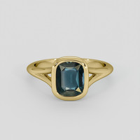 1.70 Ct. Color Change Sapphire Ring, 18K Yellow Gold 1
