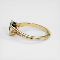 1.45 Ct. Bluish Green Sapphire Ring, 18K Yellow Gold 4