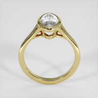 2.06 Ct. White Sapphire Ring, 18K Yellow Gold 3