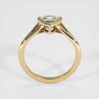 1.29 Ct. Yellowish Green Sapphire Ring, 18K Yellow Gold 3