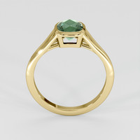 1.40 Ct. Green Sapphire Ring, 18K Yellow Gold 3