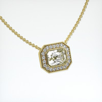 2.87 Ct. Yellow Sapphire Pendant, 14K Yellow Gold 2