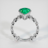 3.23 Ct. Emerald Ring, Platinum 950 3