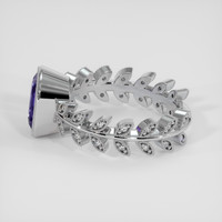 2.77 Ct. Violet Sapphire Ring, Platinum 950 4