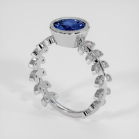 1.69 Ct. Blue Sapphire Ring, Platinum 950 2