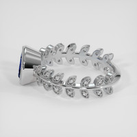 1.69 Ct. Blue Sapphire Ring, Platinum 950 4