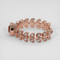 1.45 Ct. Peach Malaya Garnet Ring, 14K Rose Gold 4