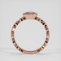 2.41 Ct. Purplish Pink Sapphire Ring, 14K Rose Gold 3