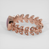 2.41 Ct. Purplish Pink Sapphire Ring, 14K Rose Gold 4