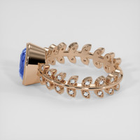 2.03 Ct. Blue Sapphire Ring, 14K Rose Gold 4