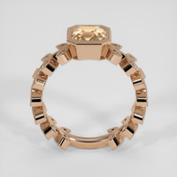 1.96 Ct. Peach Sapphire Ring, 18K Rose Gold 3