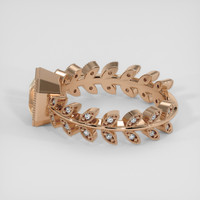 1.96 Ct. Peach Sapphire Ring, 18K Rose Gold 4