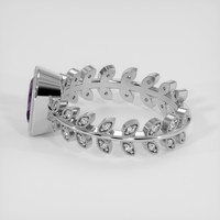 1.26 Ct. Bi Color / Parti Sapphire Ring, Silver 4