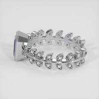 1.07 Ct. Purple Sapphire Ring, 10K White Gold 4