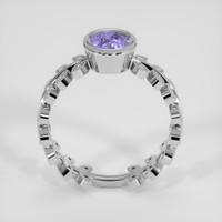 1.07 Ct. Violet Sapphire Ring, 14K White Gold 3