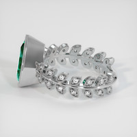 3.23 Ct. Emerald Ring, 18K White Gold 4