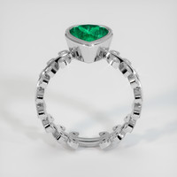 1.19 Ct. Emerald Ring, 18K White Gold 3