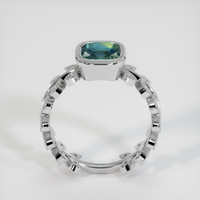 2.05 Ct. Bi Color Sapphire Ring, 18K White Gold 3