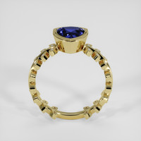 1.08 Ct. Blue Sapphire Ring, 14K Yellow Gold 3