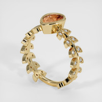1.27 Ct. Sapphire Ring, 14K Yellow Gold 2