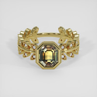 1.79 Ct. Bi Color Sapphire Ring, 14K Yellow Gold 1