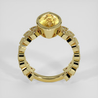 3.01 Ct. Yellow Sapphire Ring, 14K Yellow Gold 3