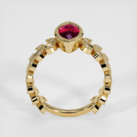 1.14 Ct. Ruby Ring, 18K Yellow Gold 3