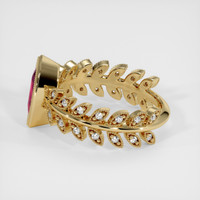 1.14 Ct. Ruby Ring, 18K Yellow Gold 4